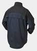 Miller WeldX Jacket Back view of navy cotton welding jacket that is on sale